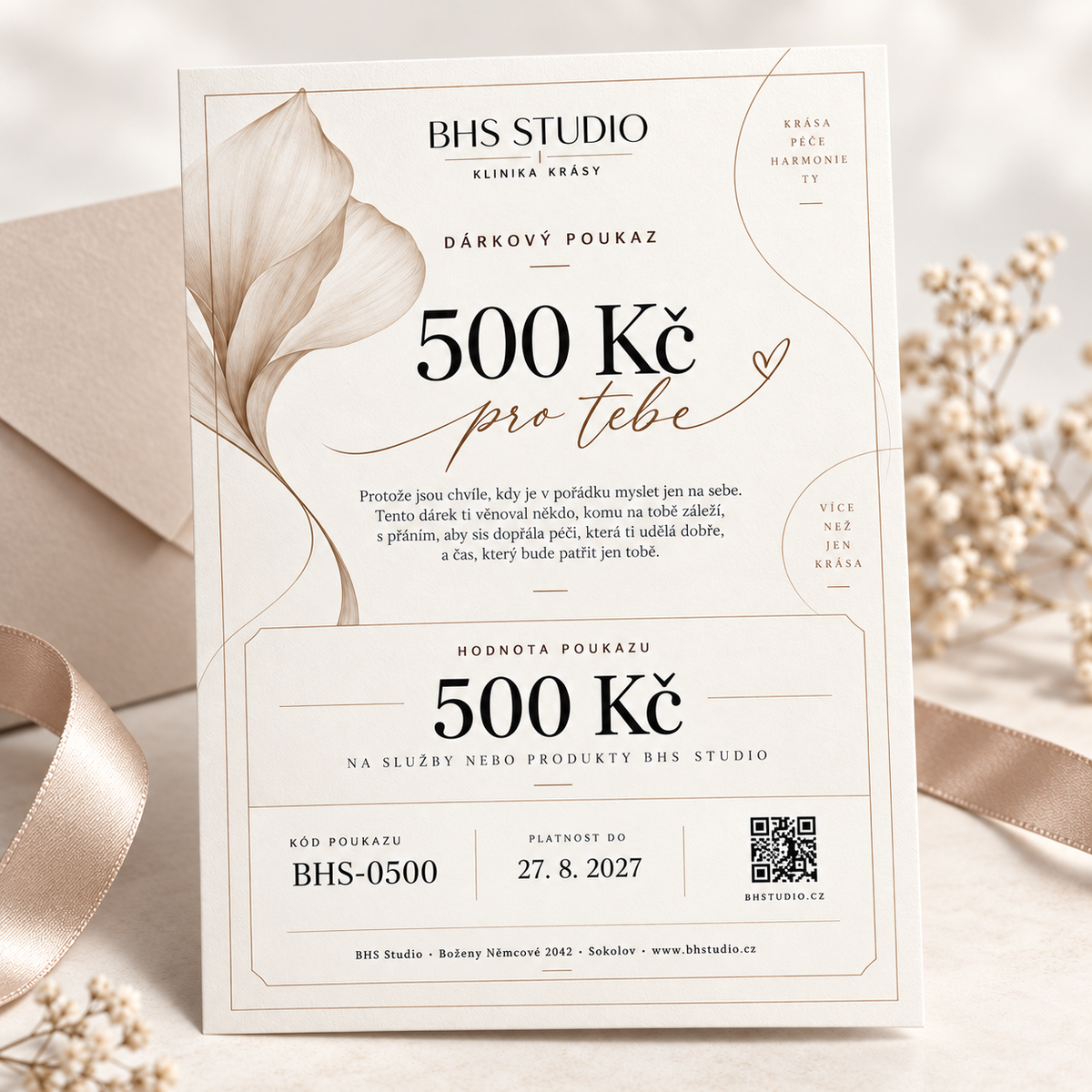 Elektronický dárkový poukaz – 500 Kč