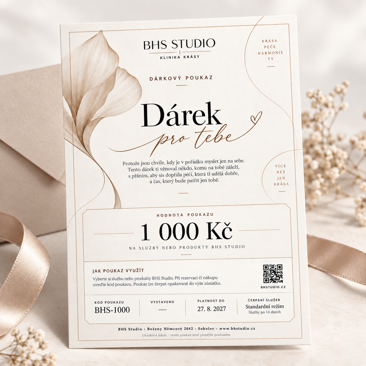 Elektronický dárkový poukaz – 1 000 Kč