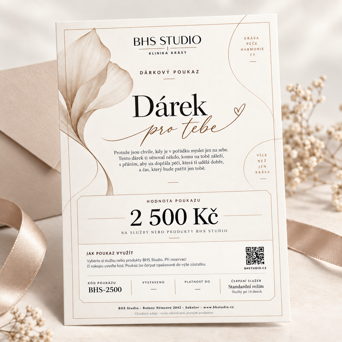 Elektronický dárkový poukaz – 2 500 Kč