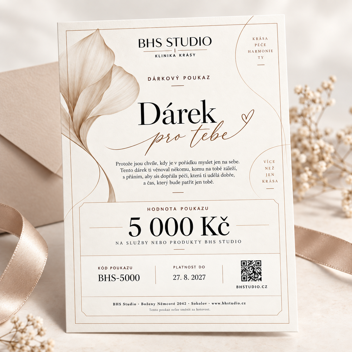 Elektronický dárkový poukaz – 5 000 Kč