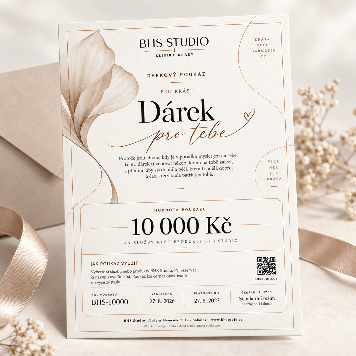 Elektronický dárkový poukaz – 10 000 Kč