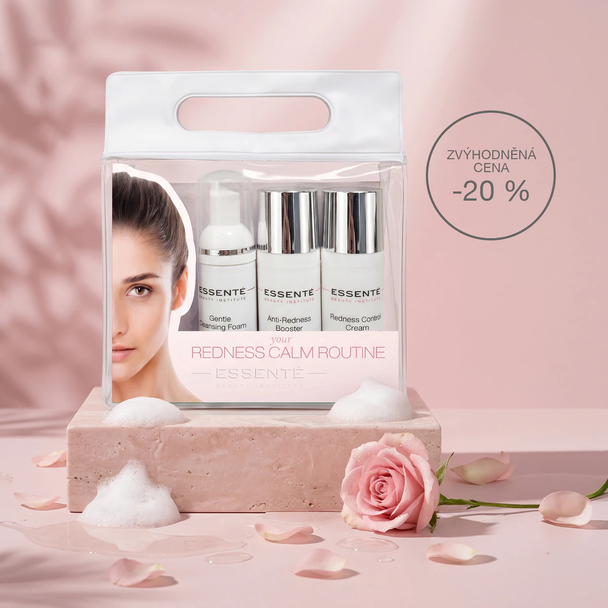 ESSENTÉ Redness Calm Routine – 3 ks