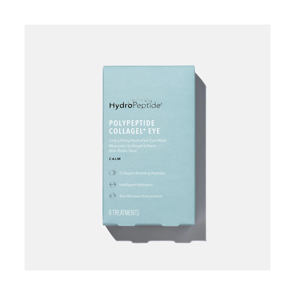 Hydropeptide PolyPeptide Collagel+ Eyes (podložky pod oči): zpevnění, hydratace, zklidnění – 8 sáčků